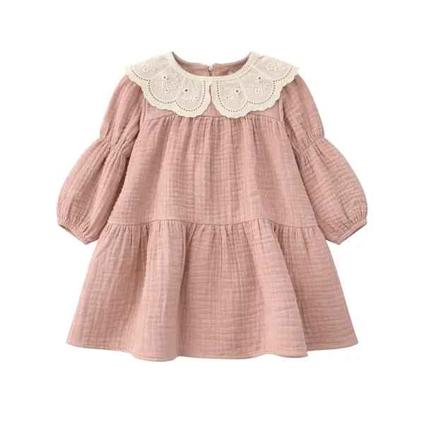 MUŚLINOWA SUKIENKA Z ROZKLOSZOWANYM DOŁEM